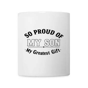 My son, my greatest gift - Mug - white - Front