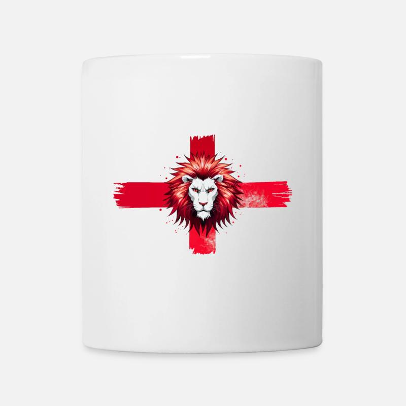 Der englische Löwe - Tasse - Weiß