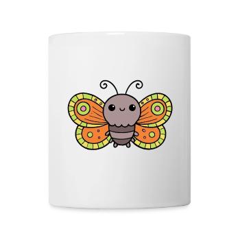 Schmetterling - Tasse - Weiß - Vorne