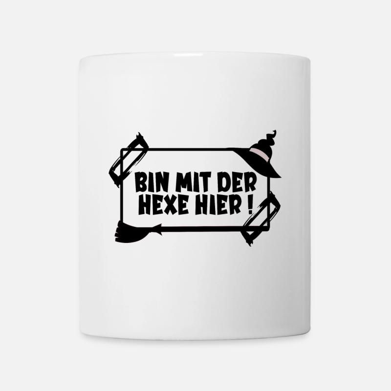HALLOWEEN KOSTÜME PARTNER HEXE - Tasse - Weiß