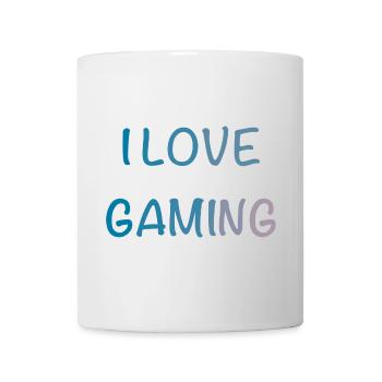 I Love Gaming Aquarell - Tasse - Weiß - Vorne