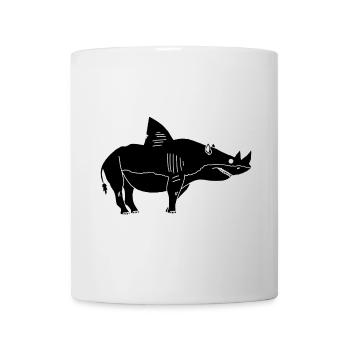 Black rhino shark - Mug - white - Front