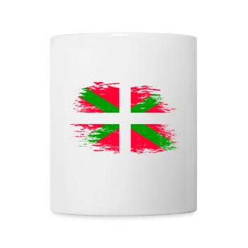 Baskische Flagge used - Tasse - Weiß - Vorne