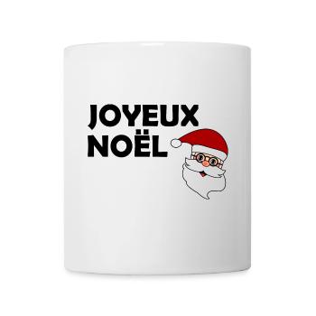 WEIHNACHTEN. FROHE WEIHNACHTEN. FROHE WEIHNACHTEN. WEIHNACHTSMANN - Tasse - Weiß - Vorne