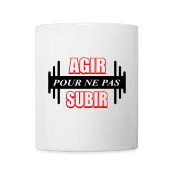 Act to avoid suffering - Mug - white - Front