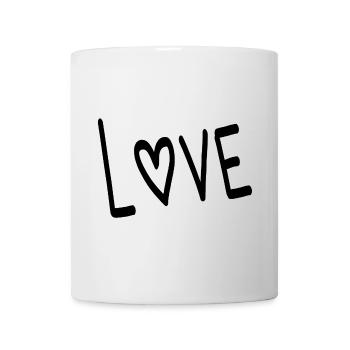LIEBE. WEIHNACHTEN. VALENTINSTAG. PAAR. GERADE VERHEIRATET. - Tasse - Weiß - Vorne
