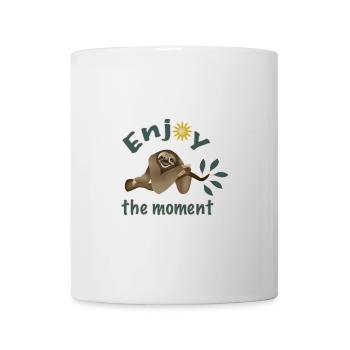 Paresseux sur branche - Mug blanc - blanc - Devant