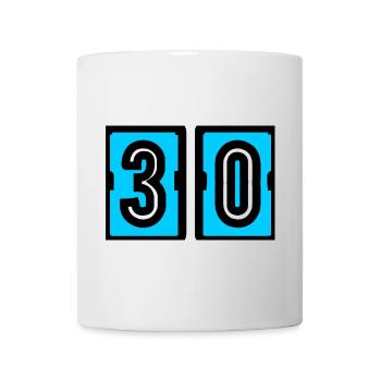30. 30 YEARS. 30th ANNIVERSARY. 30 YEARS ANNIVERSARY. - Mug - white - Front