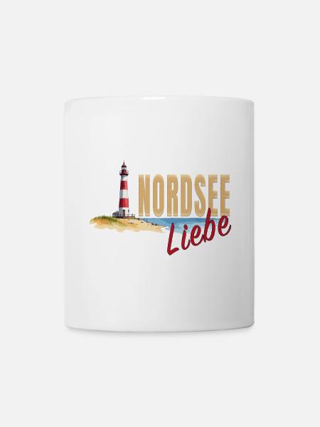 Nordsee Liebe - Tasse - Weiß