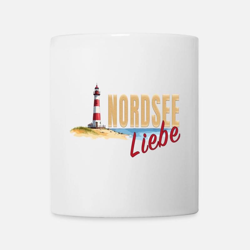 Nordsee Liebe - Tasse - Weiß