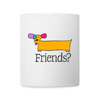 05 Doggie Long Color Friends - Mug - white - Front