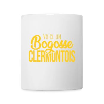 Bogosse Clermontois supporter rugby Clermont - Mug blanc - blanc - Devant