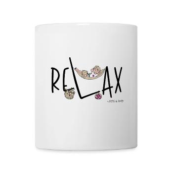 Phil and Paw - Relax - Tasse - Weiß - Vorne