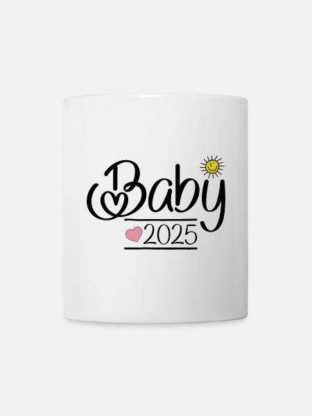 Baby 2025 - Tasse - Weiß