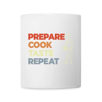 Prepare Cook Taste Repeat - Mug - white - Front