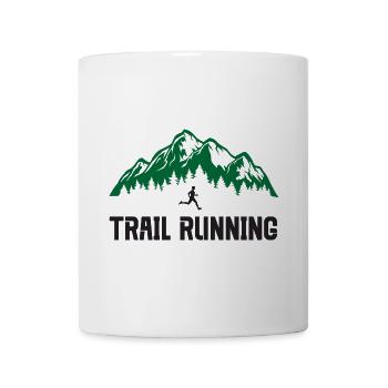 Trail Running - Mug - white - Front