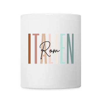 Italien Urlaub Rom Städtereise Geschenk - Tasse - Weiß - Vorne