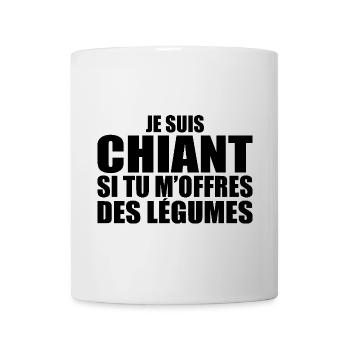 Mann, der liebt: Gemüse. Lustiger Design-Humor - Tasse - Weiß - Vorne