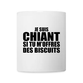 Man Who Loves: Cookies. Funny Design Humor - Mug - white - Front