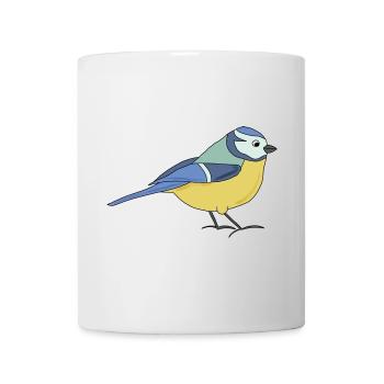 small blue, multicoloured - Mug - white - Front