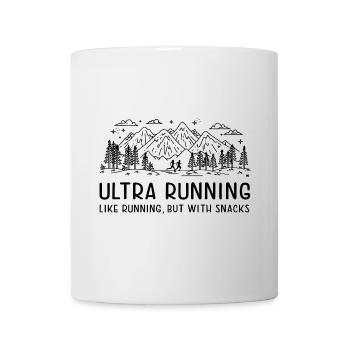 Ultra Running - Like Running, but with Snacks - Mug - white - Front
