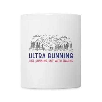 Ultra Running - Like Running, but with Snacks - Mug - white - Front