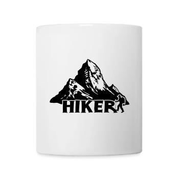 Wanderer - Bergwanderung [Schwarz] - Tasse - Weiß - Vorne