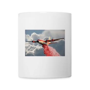 Bombardier à eau C-130 - Mug blanc - blanc - Devant