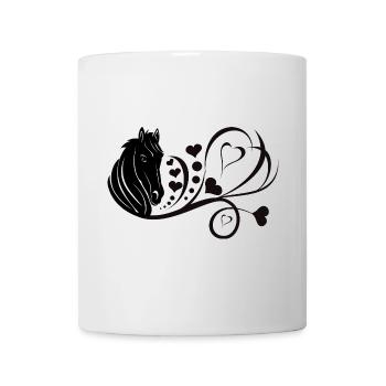 Horse with heart Horse lover Horse owner - Mug - white - Front