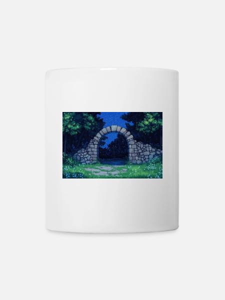 Nature Landscape Illustration Poster - Mug - white