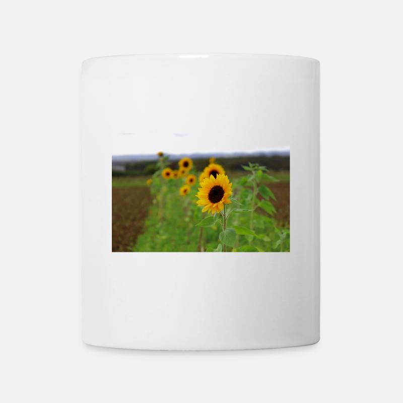 Sonnenblume - Tasse - Weiß