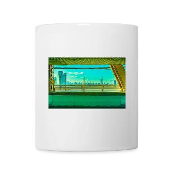 Metall & Metropole – New York Skyline - Tasse - Weiß - Vorne
