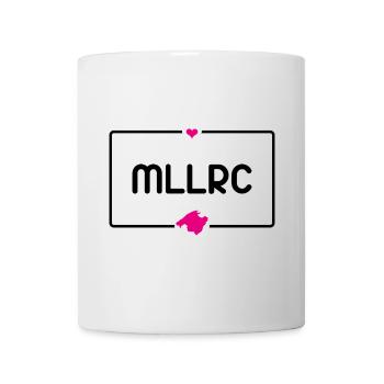 Mallorca "MLLRC" mit Herz und Landkarte - Tasse - Weiß - Vorne