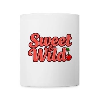 Doux et sauvage - Mug blanc - blanc - Devant