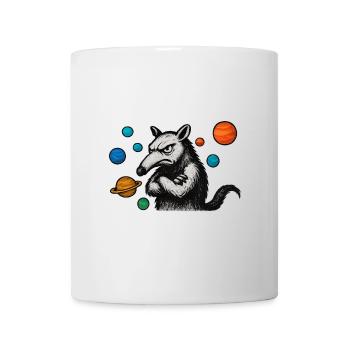 Ameisenbär mit Planeten - Tasse - Weiß - Vorne