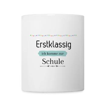 Einschulung - Tasse - Weiß - Vorne