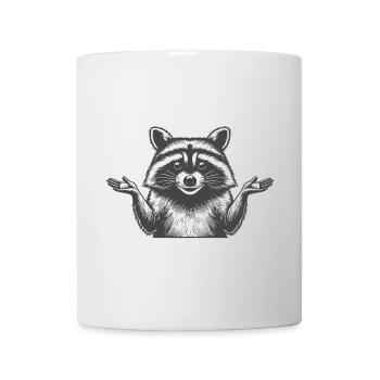 Waschbär  - Tasse - Weiß - Vorne