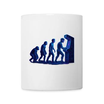 Arcade Menschliche Evolution - Tasse - Weiß - Vorne