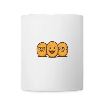 Brötchenbande – Cool bread faces in retro style - Mug - white - Front