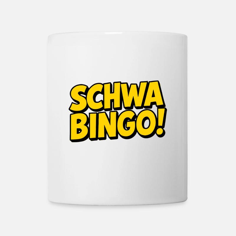 Schwabingo: Retro Wortwitz - Tasse - Weiß