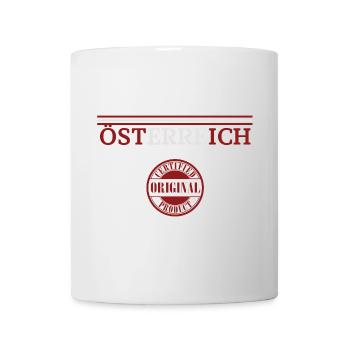 Austrian pride, flag of Austria - Mug - white - Front