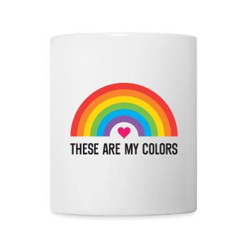 LGBTQ Pride Month - Das sind meine Farben - Tasse - Weiß - Vorne