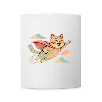 Super Cat British Shorthair Tiger Gift - Mug - white - Front