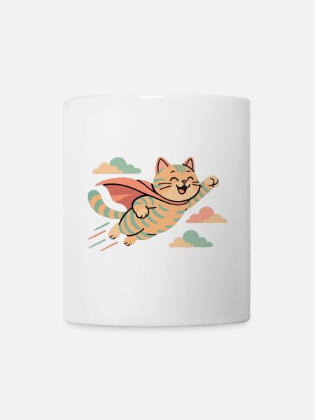 Super Katze Britisch Kurzhaar getigert Geschenk - Tasse - Weiß