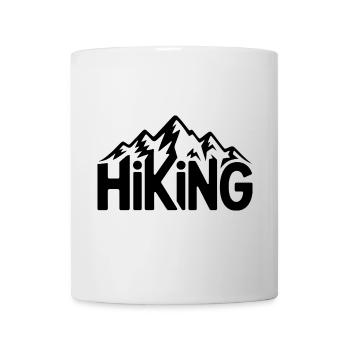 Hiking Typography- Hiking Design - Mug - white - Front