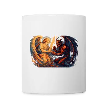 Celestial Archangel vs Infernal Beast - Mug - white - Front