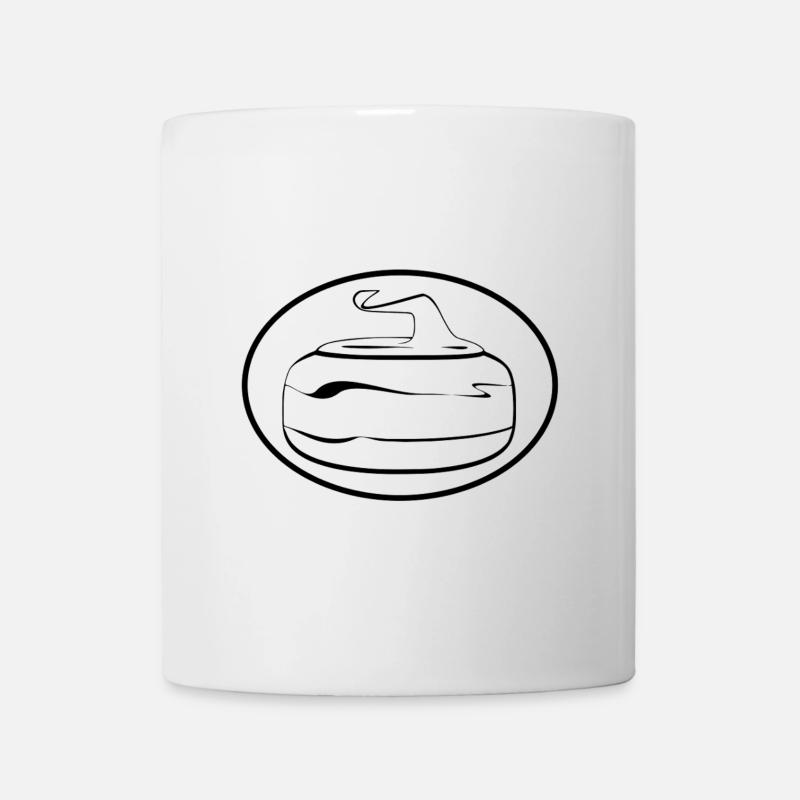 Kunst des Eisstockschießens - Tasse - Weiß