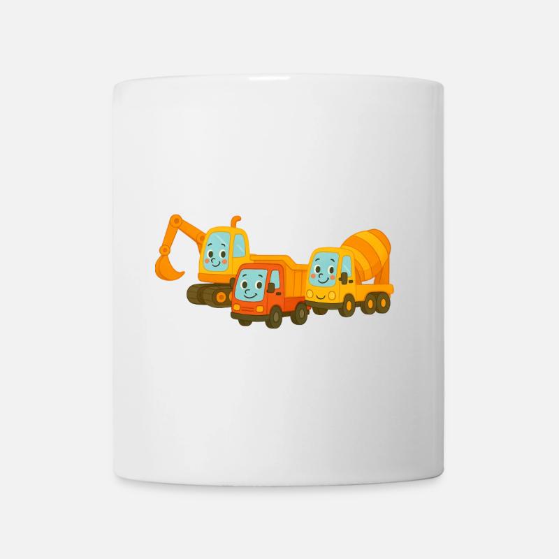 Baustelle - Tasse - Weiß