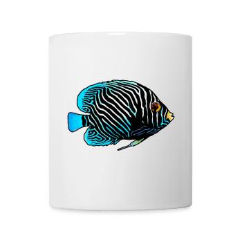 Poissons exotiques - Mug blanc - blanc - Devant