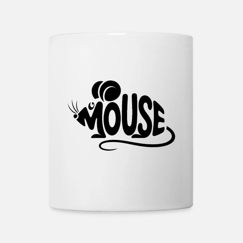 Maus - Cool Bird Logo - Tasse - Weiß